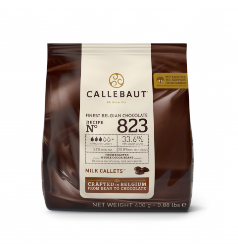 Шоколад Callebaut молочный 33.6%, 400 гр. (в подарок* при розничном заказе от 7000р)