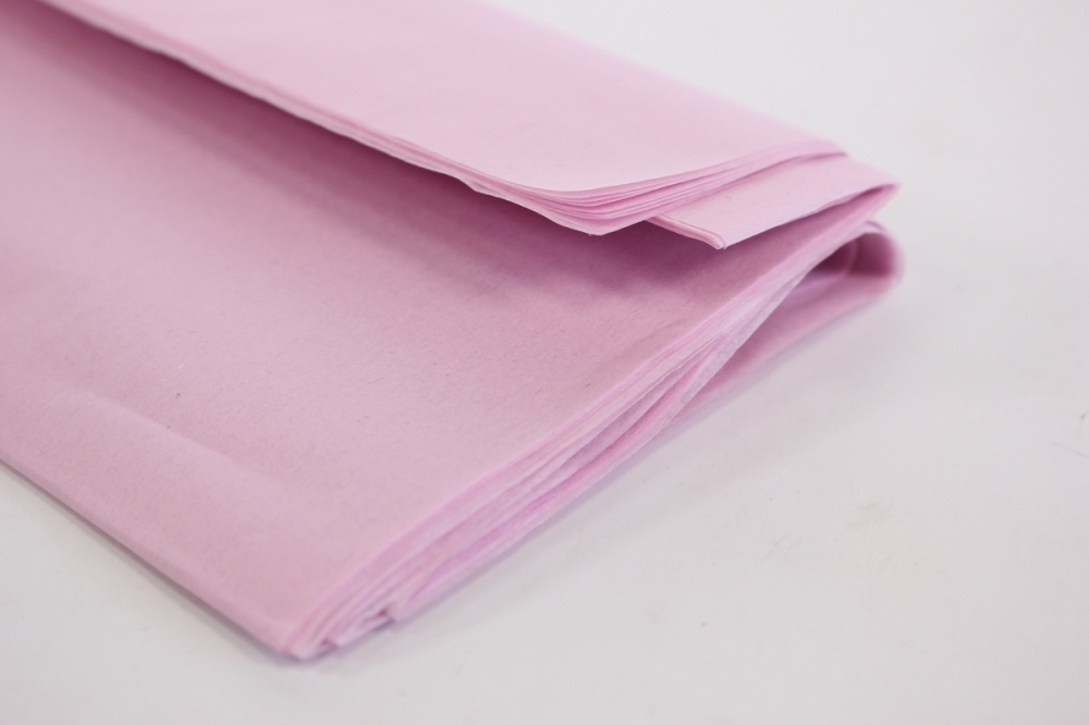 Бумага Тишью розовая 50*65 см, 10 листов