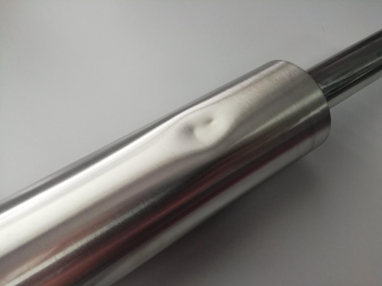 Скалка металлическая с вращающимися ручками L=39*20 см (уценка, вмятина)
