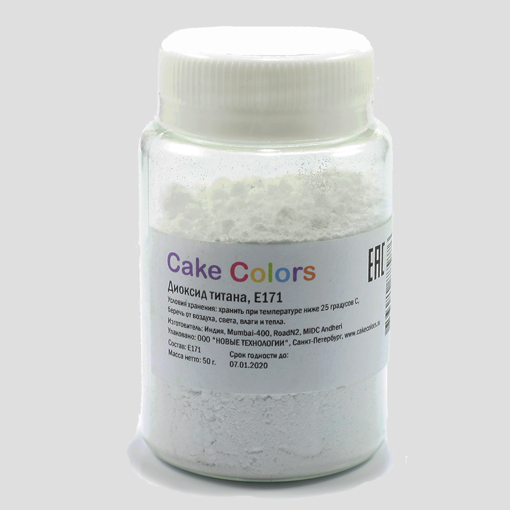 Диоксид Титана (Двуокись Титана) Cake Colors, 50г