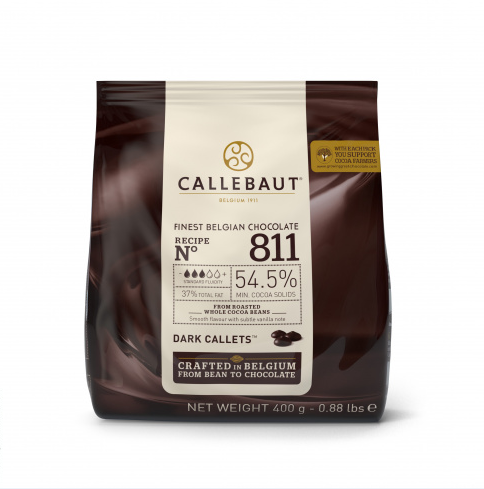 Шоколад Callebaut тёмный 54.5%, 400 гр. (в подарок* при розничном заказе от 7000р)