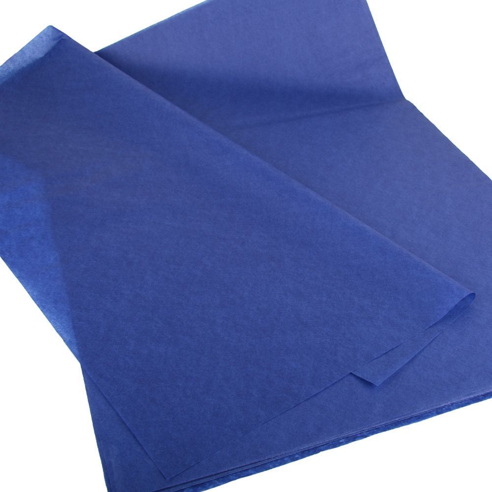 Бумага Тишью темно-синяя 50*65 см, 10 листов