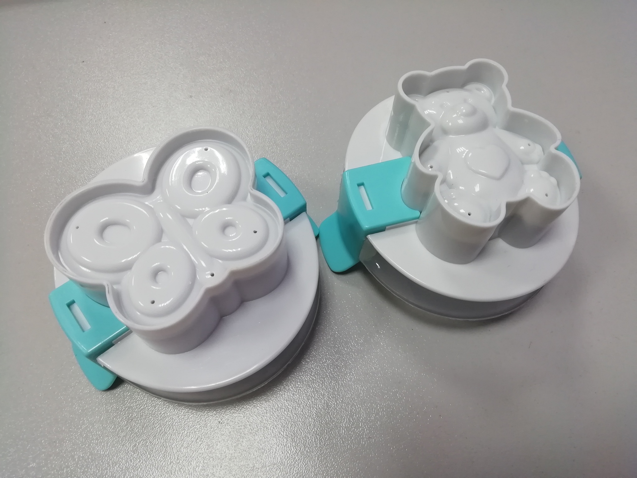 3D Штампы-выемки кондитерские Мишка,Бабочка, 2 шт