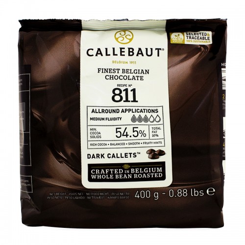 Шоколад Callebaut тёмный 54.5%, 400 гр. (Бельгия)