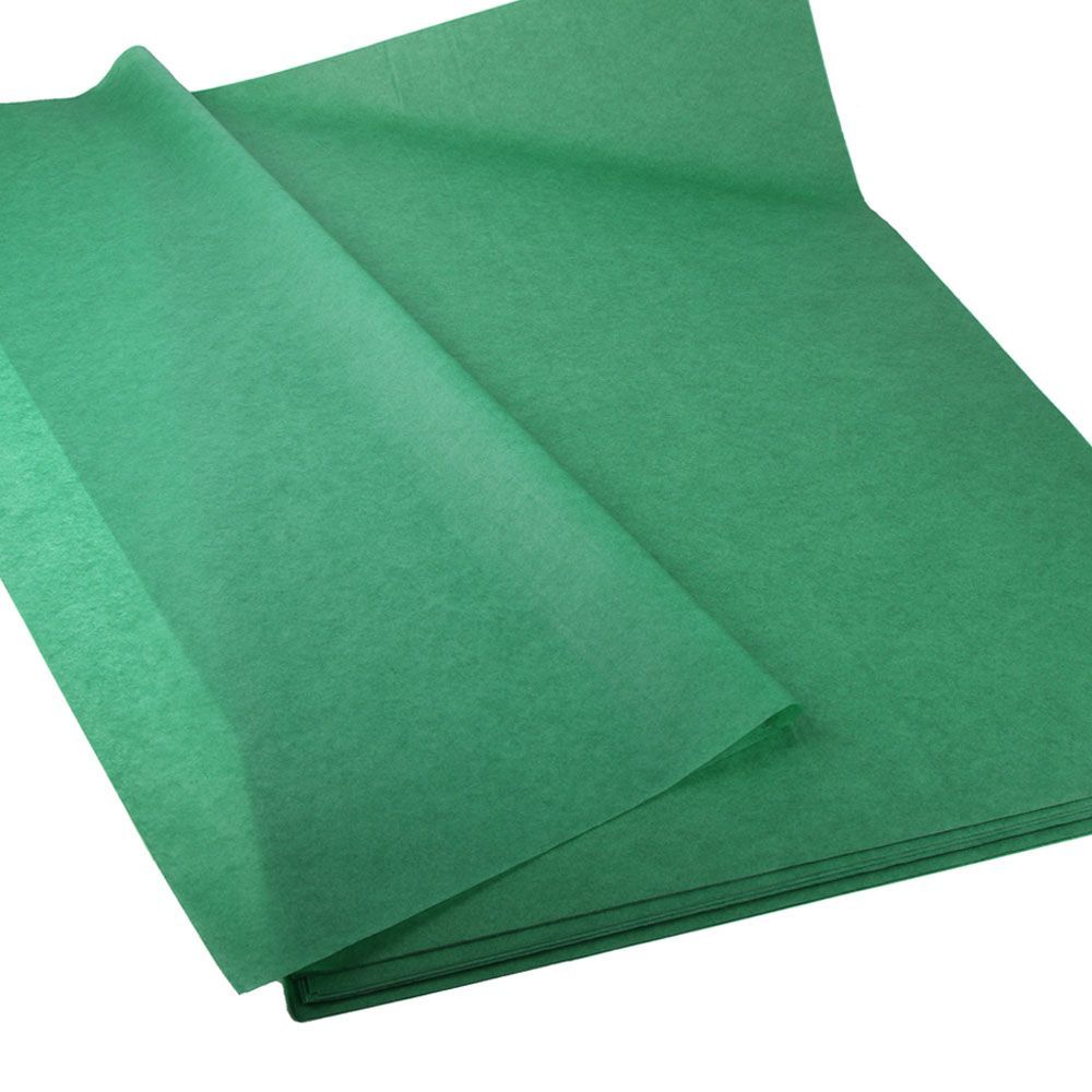 Бумага Тишью темно-зеленая 50*65 см, 10 листов