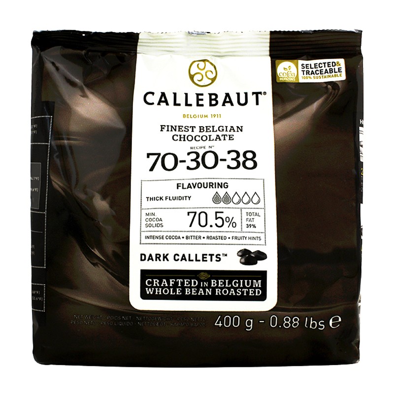Шоколад Callebaut горький 70.5%, 400 гр. (Бельгия)