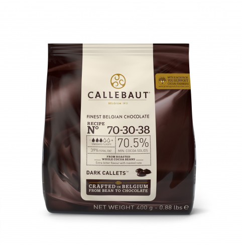Шоколад Callebaut горький 70.5%, 400 гр. (в подарок* при розничном заказе от 7000р)