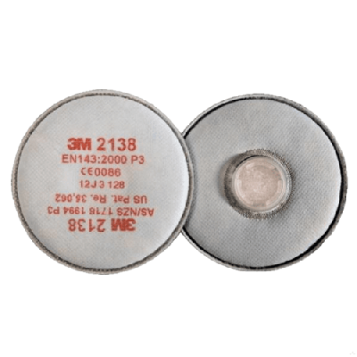 Противоаэрозольный фильтр 3M 2138 с дополнительной защитой от запахов, Р3